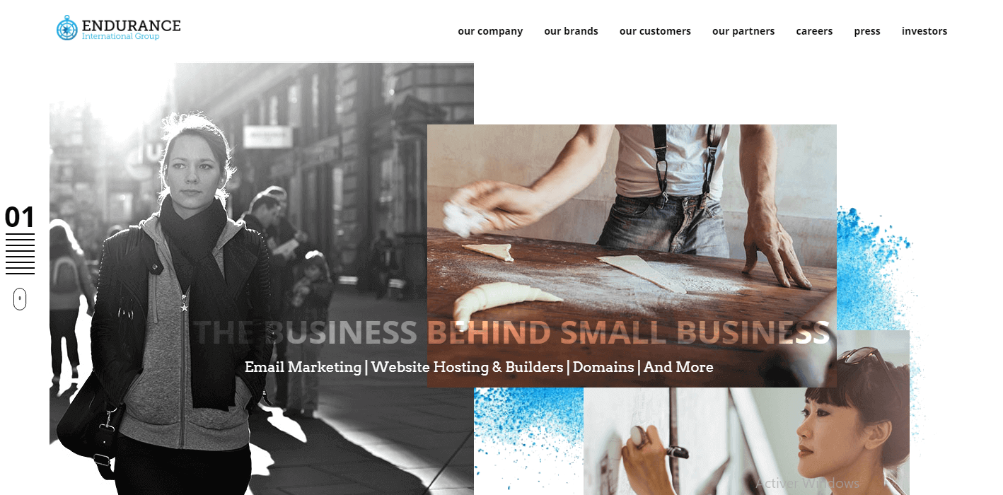endurance international group homepage